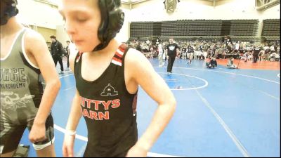 77 lbs Rr Rnd 1 - Cruz Albert, Smitty's Barn Black - ESC vs Samuel Cragle, SAVAGE Wrestling Academy - ESC