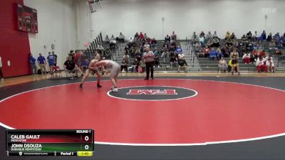 175 lbs Round 1 - Caleb Gault, Muscatine vs John DSouza, Dubuque Hempstead