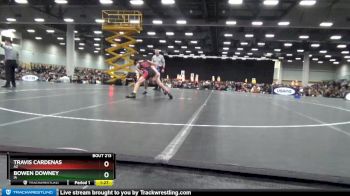 120 lbs Quarterfinal - Bowen Downey, IA vs Travis Cardenas, AZ