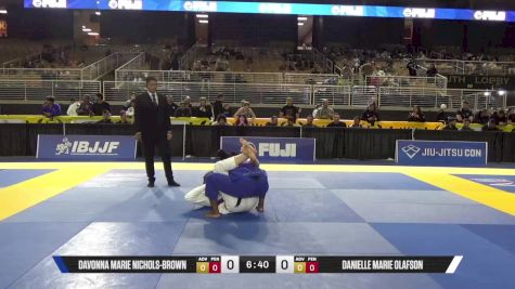 Danielle Marie Olafson vs Davonna Marie Nichols-Brown 2025 Pan Jiu Jitsu IBJJF Championship