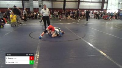 85 lbs Semifinal - Logan Barry, Unattached vs Corbin Strobel, Exeter