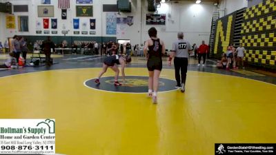 126 lbs Quarterfinal - Lucia Ranieri, Roselle Park vs Vittoria Crimi, Bound Brook HS