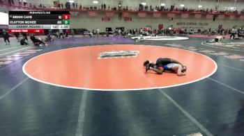 165 lbs Champ. Round 1 - Clayton McKee, Aurora Universtiy vs Mekhi Cave, North Central