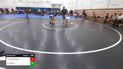 75 lbs Quarterfinal - Julian Lawrence, Red Wave Wrestling vs Colton Bailey, Durham Elite