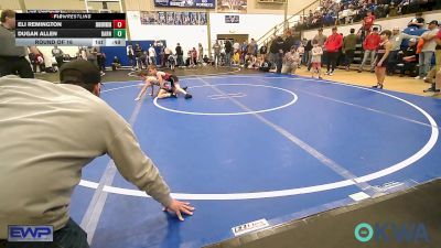 61 lbs Round Of 16 - Eli Remington, Skiatook Youth Wrestling vs Dugan Allen, Barnsdall Youth Wrestling