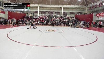 126 lbs Quarterfinal - Liam McConaughy, Charlotte Latin vs Jalal Naghib, St. John Neumann Catholic