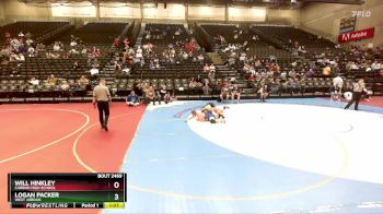 218 lbs Cons. Round 3 - Will Hinkley, Carbon High School vs Logan Packer, West Jordan