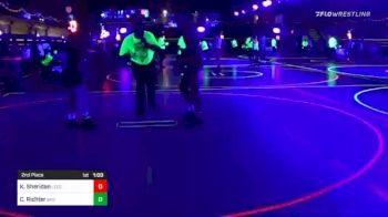 116 lbs 2nd Place - Caleb Richter, Black Hills Stampede vs Keenan Sheridan, Legends Of Gold