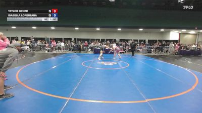 200 lbs Consi Of 8 #2 - Taylor Orner, PA vs Isabella Lorenzana, CA