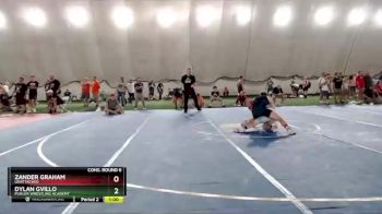 141 lbs Cons. Round 6 - Zander Graham, Unattached vs Dylan Gvillo, Purler Wrestling Academy