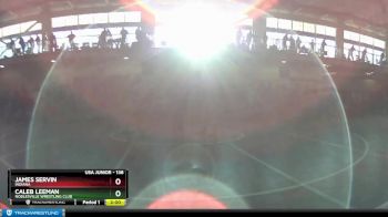 138 lbs Champ. Round 1 - James Servin, Indiana vs Caleb Leeman, Noblesville Wrestling Club