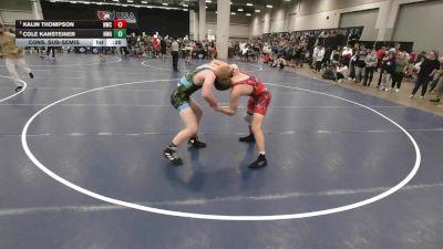 165 lbs Cons. Sub-semis - Kalin Thompson, Norfolk Wrestling Club vs Cole Kansteiner, Nebraska Wrestling Academy