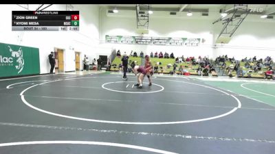 160 lbs Quarterfinal - Zion Green, Sacramento City College vs Nyomi Mesa, Mt. San Antonio College