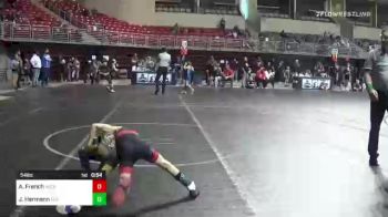 54 lbs Semifinal - Austin French, Bear Cave vs Jackson Hermann, Ces