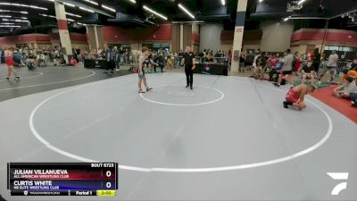 126 lbs Cons. Round 1 - Julian Villanueva, All American Wrestling Club vs Curtis White, NB Elite Wrestling Club