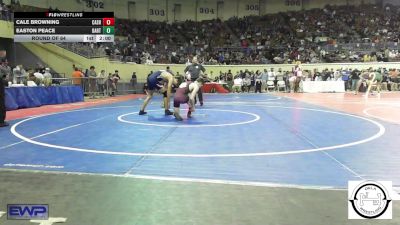 113 lbs Round Of 64 - Cale Browning, Cashion vs Easton Peace, Bartlesville JH