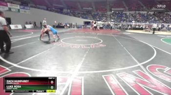 4A-157 lbs Semifinal - Zach Humphrey, Hidden Valley vs Luke Rosa, Sweet Home