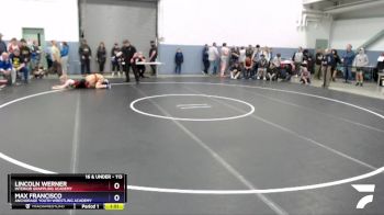 113 lbs Final - Lincoln Werner, Interior Grappling Academy vs Max Francisco, Anchorage Youth Wrestling Academy