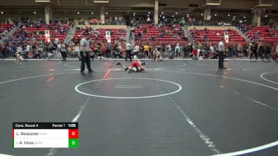 95 lbs Cons. Round 4 - Ashton Hess, Bonner Springs Wrestling Club vs Landon Reasoner, MWC Wrestling Academy