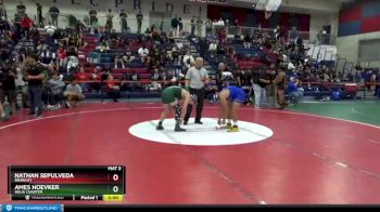 138 lbs Quarterfinal - Nathan Sepulveda, Brawley vs Ames Hoevker, Helix Charter