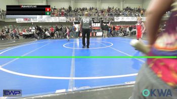 61 lbs Consi Of 4 - Alex Morgan, Fort Gibson Youth Wrestling vs Noah Brackett, Raw Wrestling Club