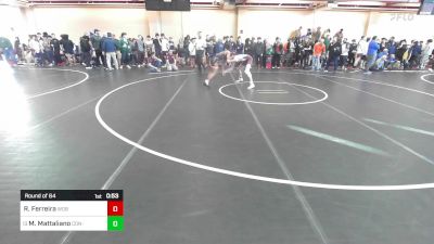 132 lbs Round Of 64 - Rafael Ferreira, Woburn vs Miles Mattaliano, Concord-Carlisle