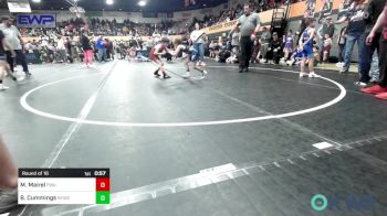 55 lbs Round Of 16 - Michael Mairel, Perry Wrestling Academy vs Beckham Cummings, Newcastle Youth Wrestling