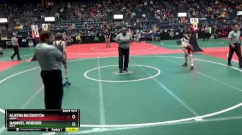 102 lbs Semifinal - Austin Bickerton, AWRA vs Gabriel Krieger, GFF2