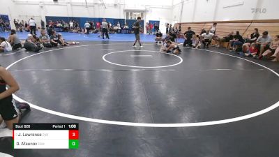 75 lbs Semifinal - Julian Lawrence, Red Wave Wrestling vs Damir Afaunov, EGWA