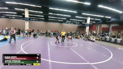 78-90 lbs Round 2 - Sophia Rosales, All American Wrestling Club vs Karai Smith, Firebird Trained Wrestling Club