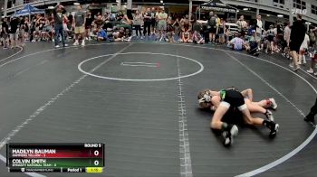 56 lbs Round 5 (8 Team) - Colvin Smith, Dynasty National Team vs Madilyn Bauman, Hammers Yellow