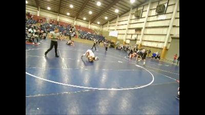 102 lbs Champ. Round 1 - Rowdy Roybal, Cougars Wrestling Club vs Kelby Harvey, St. Maries Wrestling Club