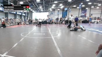 106 lbs Round Of 16 - Trea Ducking, Team Shutt Mutts vs William Cruz, Revival Orange