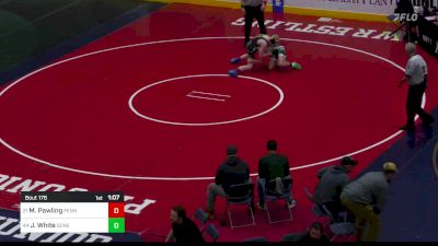 132 lbs Round Of 64 - Mason Pawling, Pennridge vs James White, Donegal