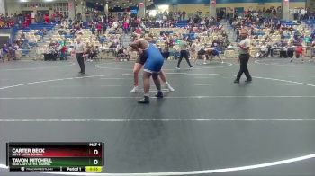 215 lbs Cons. Round 3 - Carter Beck, Boys` Latin School vs Tavon Mitchell, Our Lady Of Mt. Carmel