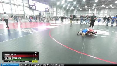 57-58 lbs Round 3 - Isaiah Palos, Mat Demon WC vs Wilder Petersen, Steelclaw WC