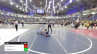 69 lbs Consi Of 4 - Brody Romero, War vs Hunter Wickam, Severance WC