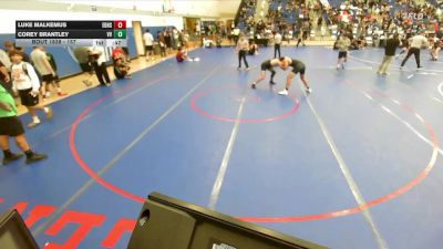 157 lbs Cons. Round 5 - Luke Malkemus, El Dorado High School vs Corey Brantley, Victor Villians