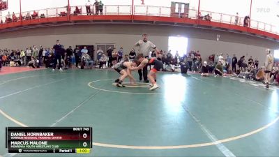 113 lbs Cons. Round 4 - Daniel Hornbaker, Warrior Regional Training Center vs Marcus Malone, Monrovia Youth Wrestling Club