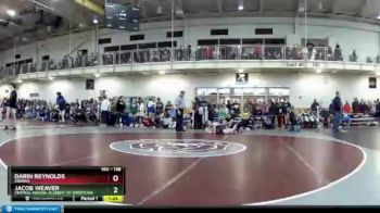 138 lbs Champ. Round 2 - Darin Reynolds, Indiana vs Jacob Weaver, Central Indiana Academy Of Wrestling