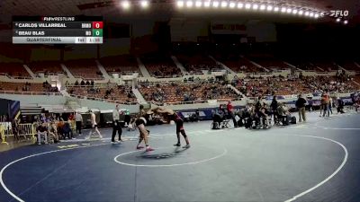 138-D2 Quarterfinal - Beau Blas, Mountain View (Marana) High School vs Carlos Villarreal, Bradshaw Mountain