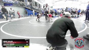 49 lbs Placement (4 Team) - Boston Kinder, Missouri Outlaws vs Kemp Taylor, East Kansas Eagles Red