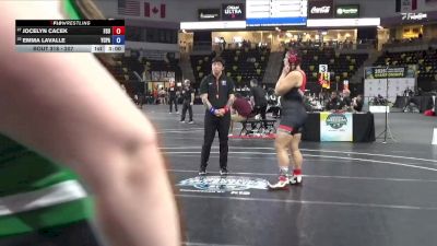 207 lbs Cons. Round 1 - Emma Lavalle, York vs Jocelyn Cacek, Frostburg State