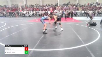 132 lbs 5th Place - Wyatt Parry, WAR Wrestling Club vs Adrian Moore, Marana WC