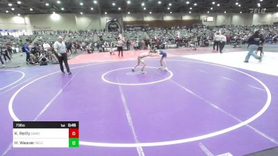 73 lbs Consi Of 8 #1 - Kai Reilly, Damonte Mustangs WC vs Hudson Weaver, Relentless