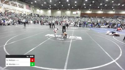 50 lbs Consi Of 8 #1 - Neo Nielson, Ruby Mountain WC vs Maximus Achilles Montes, Oakdale, Wrestling