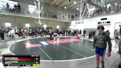 190 lbs Cons. Round 2 - Logan Royer, Hermiston vs Josh Moreau, West Valley (Spokane)