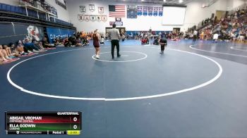 115 lbs Quarterfinal - Ella Godwin, Laramie vs Abigail Vroman, Cheyenne Central