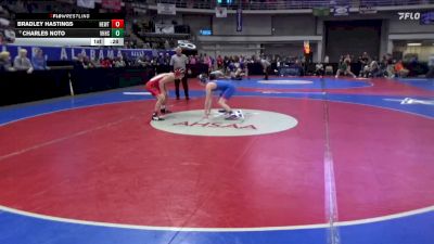 7A 138 lbs Cons. Semi - Charles Noto, Vestavia Hills vs Bradley Hastings, Hewitt-Trussville