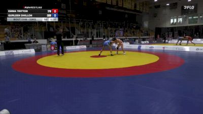 53kg Cons. Semi - Emma Tritton, Tritton Performance WC vs Gurleen Dhillon, Canadian Mal Wrestling